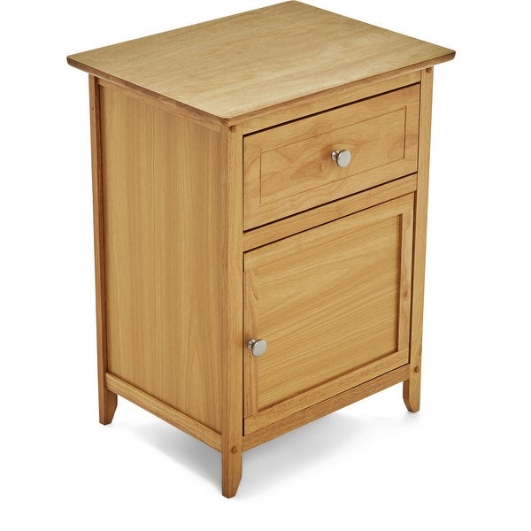 ClickDecor Alcott Side Table with Single Drawer and Storage Cabinet