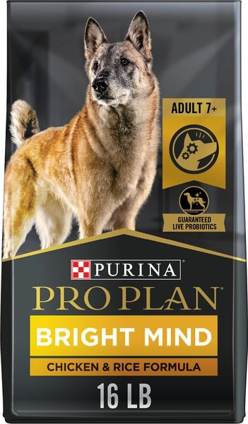 Purina Pro Plan Bright Mind Adult 7+ Chicken and Rice Formula Dry Dog Food