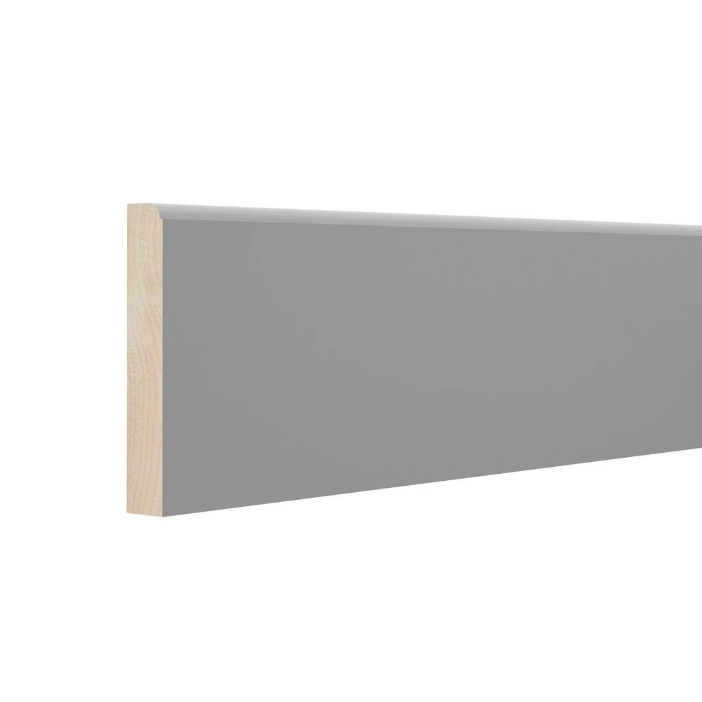 Hampton Bay Designer Series 4.5x96x0.625 in. Base Board Molding in Heron Gray AMBB-GR