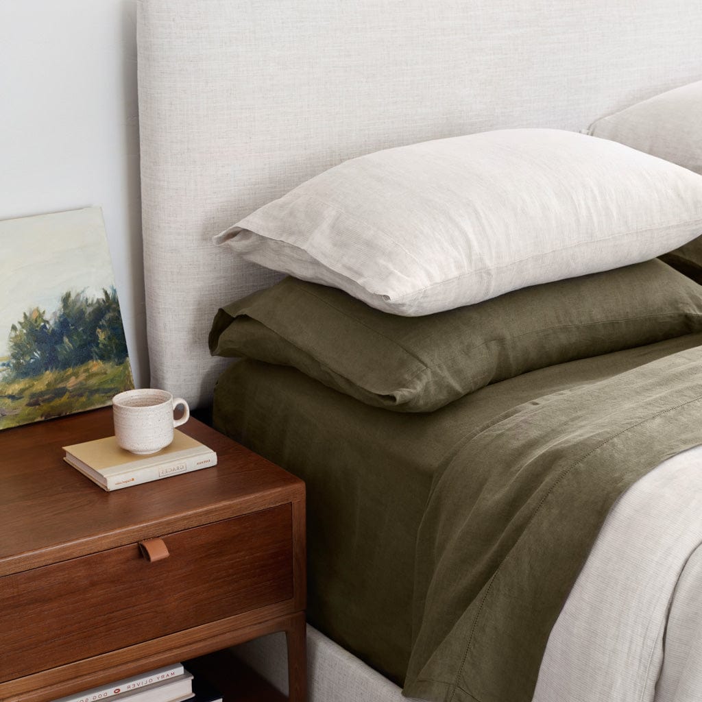 Stonewashed Linen Bed Bundle - Earth Series