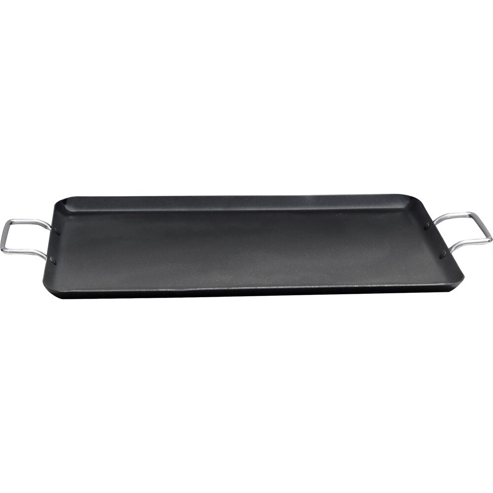 Brentwood Black Aluminum Double Griddle