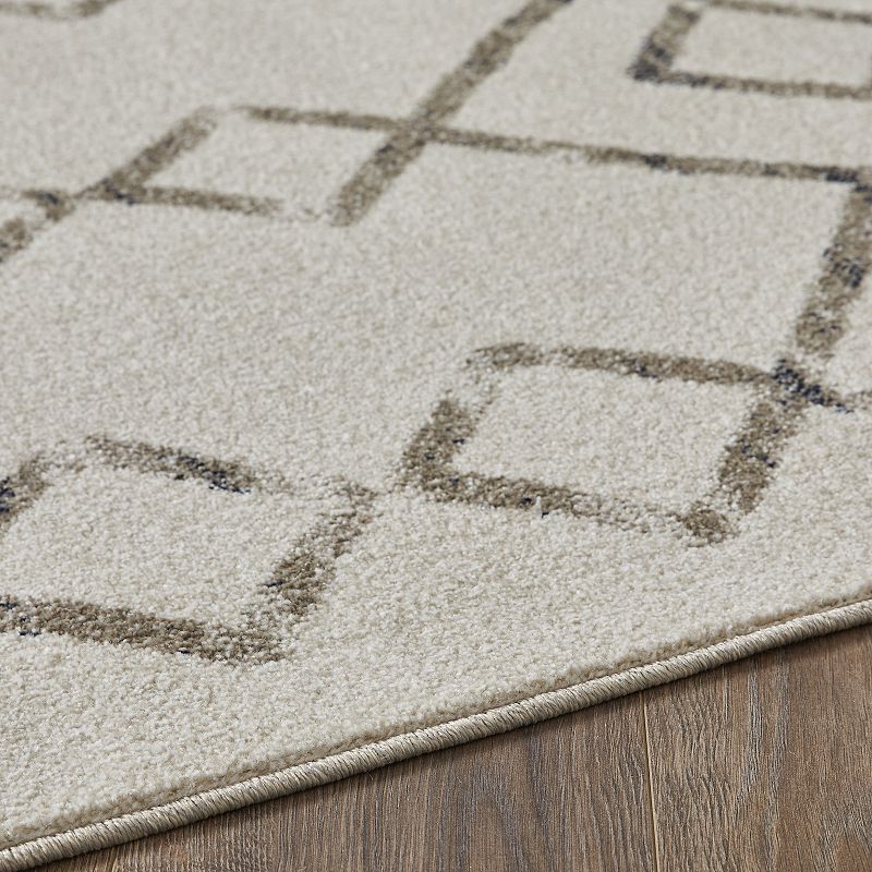 Loomaknoti Taytum Rocey White Area Rug