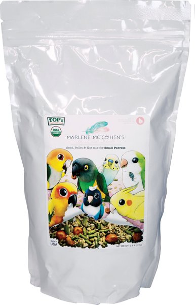 TOP's Parrot Food Organic Marlene Mc'Cohen's Signature Blend Small Parrot Food， 2.5-lb bag