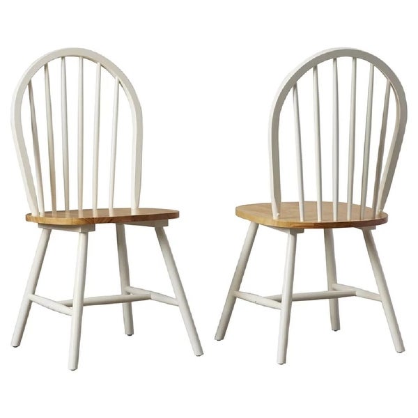 Windsor Farmhouse Dining Chairs， Set of 2