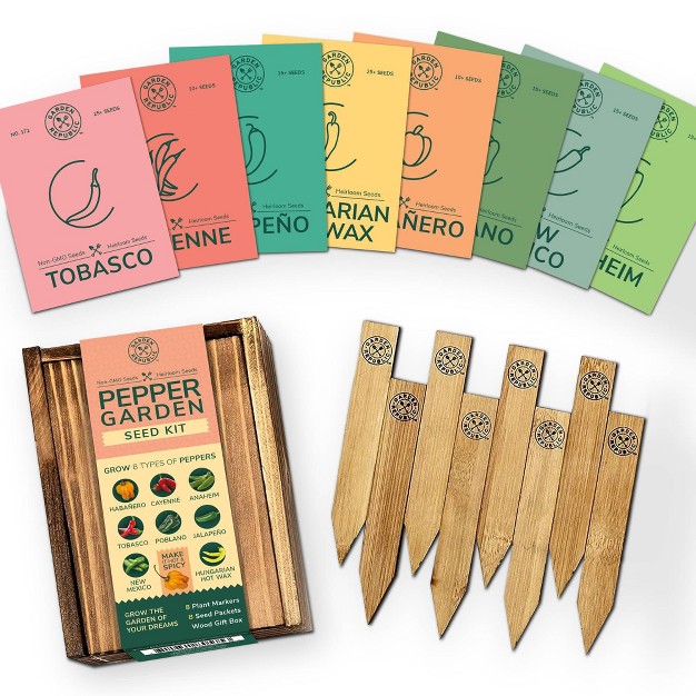 Garden Republic Pepper Garden Seed Set