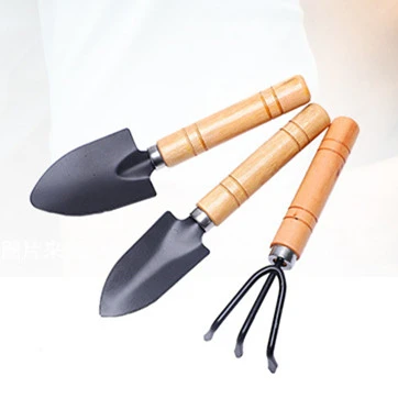 3pcs/set Garden Hand Tools Sets Mini Metal Garden Hand Tools Garden Shovel