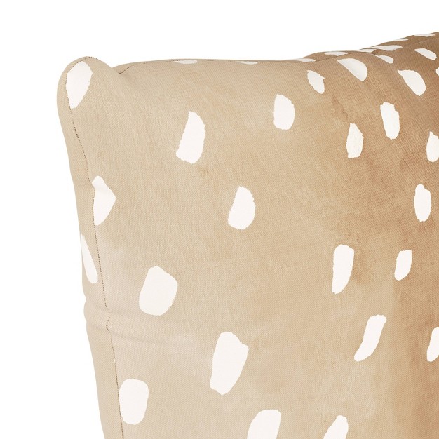 Skyline Furniture Square Outdoor Throw Pillow Fawn Natural