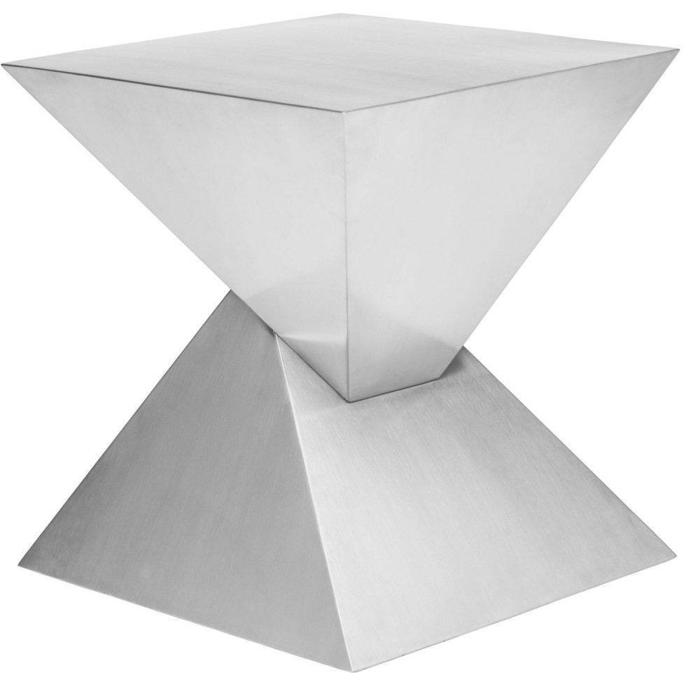 Nuevo Furniture Giza Steel Side Table   Contemporary   Side Tables And End Tables   by Unlimited Furniture Group  Houzz