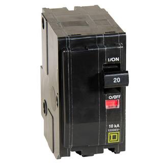 Square D QO 20 Amp 2-Pole Circuit Breaker(QO220CP) QO220CP