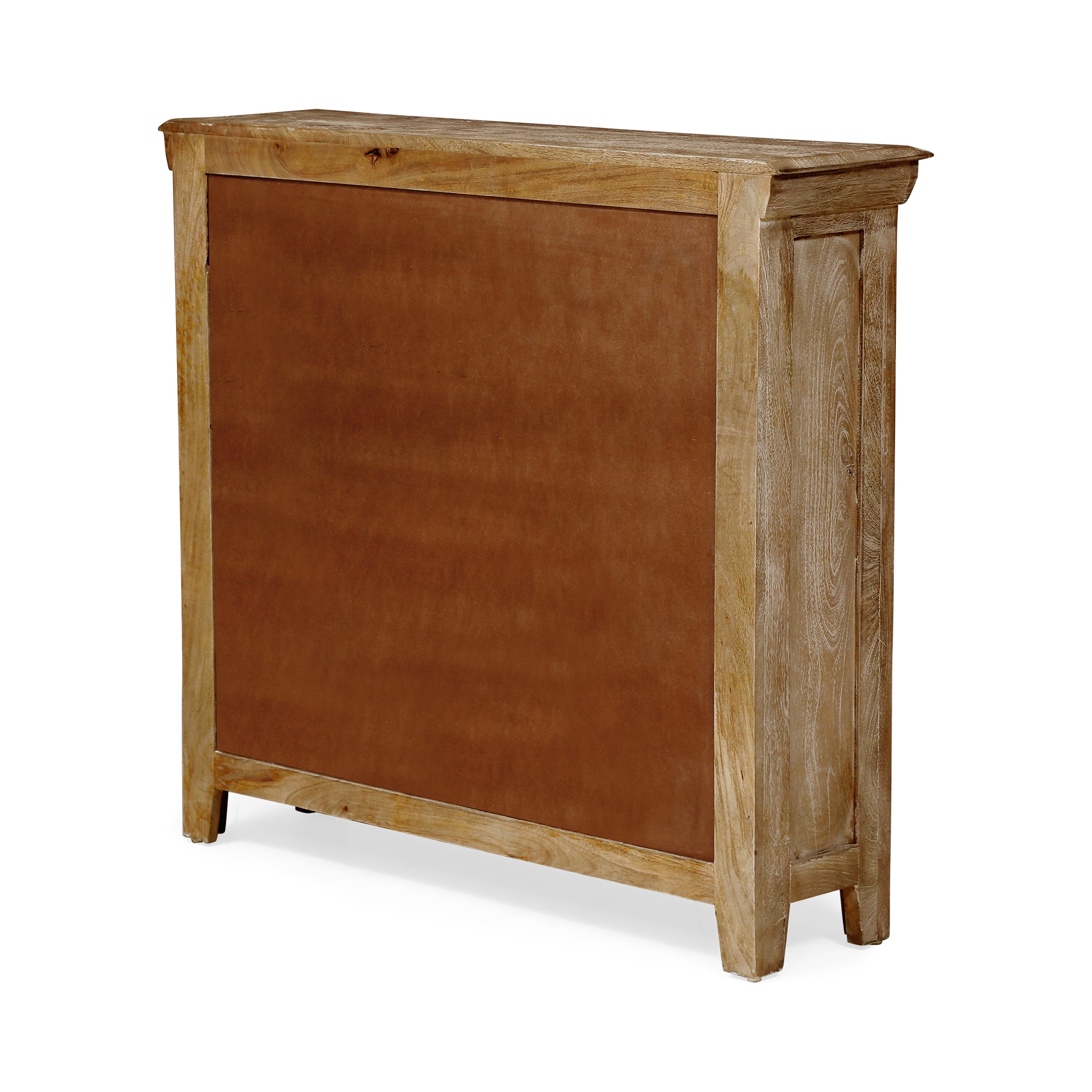 Haislynn Handcrafted Boho Mango Wood 2 Door Cabinet