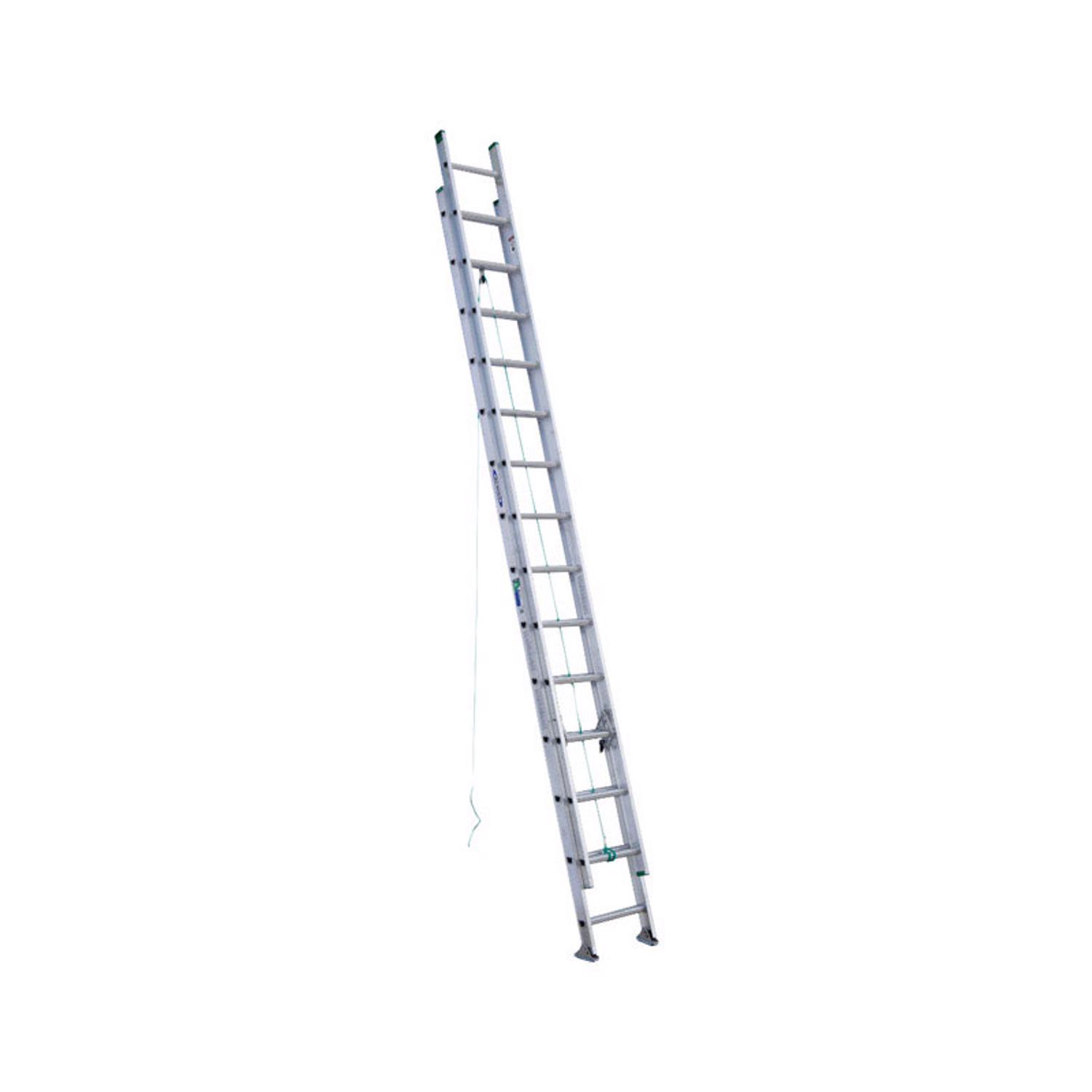 Werner 28-foot Aluminum Extension Ladder Type II 225 lb. capacity