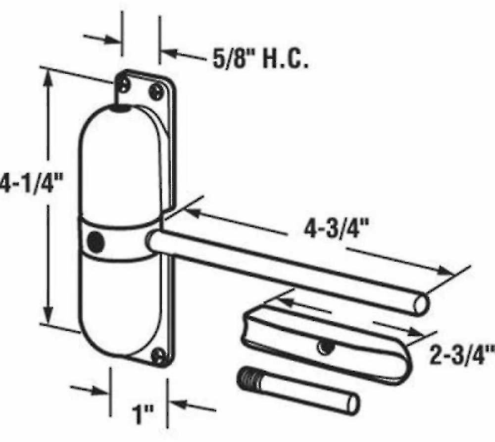 Adjable Surface Mounted Automatic Closing Door Closer