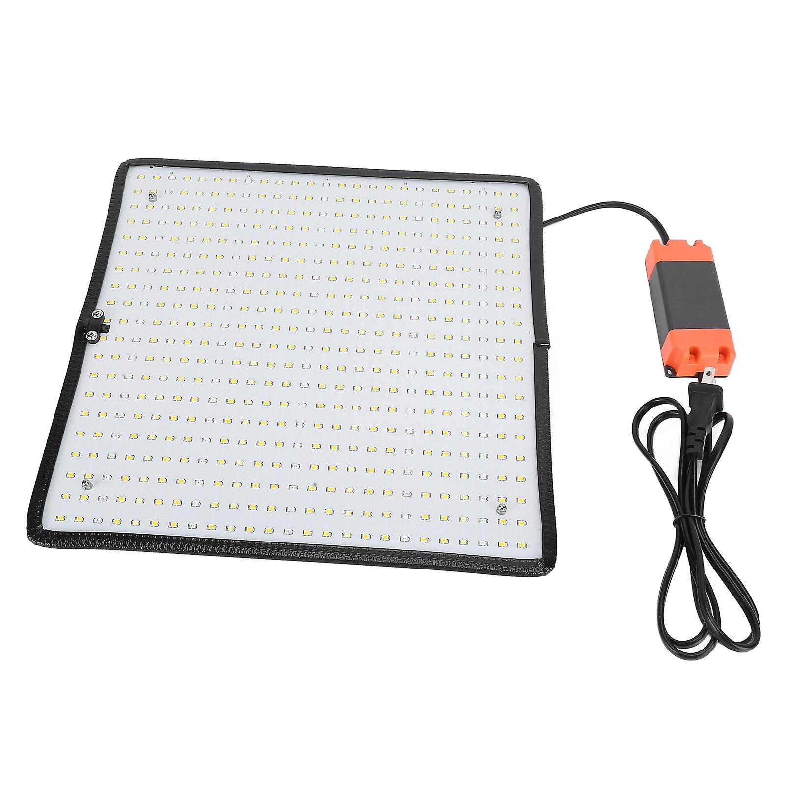 38w Led Grow Light Full Spectrum 500 Lamp Beads Plant Light For Greenhouse Us Plug Ac 85265v