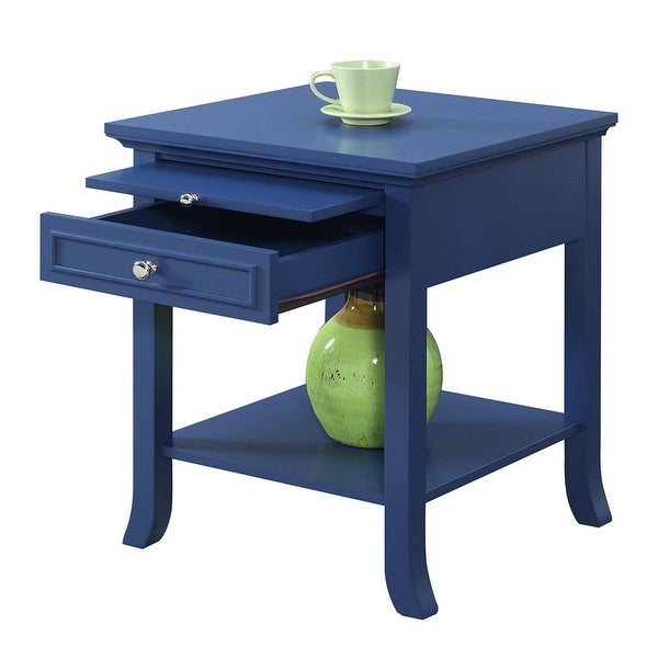 American Heritage Logan End Table with Drawer and Slide