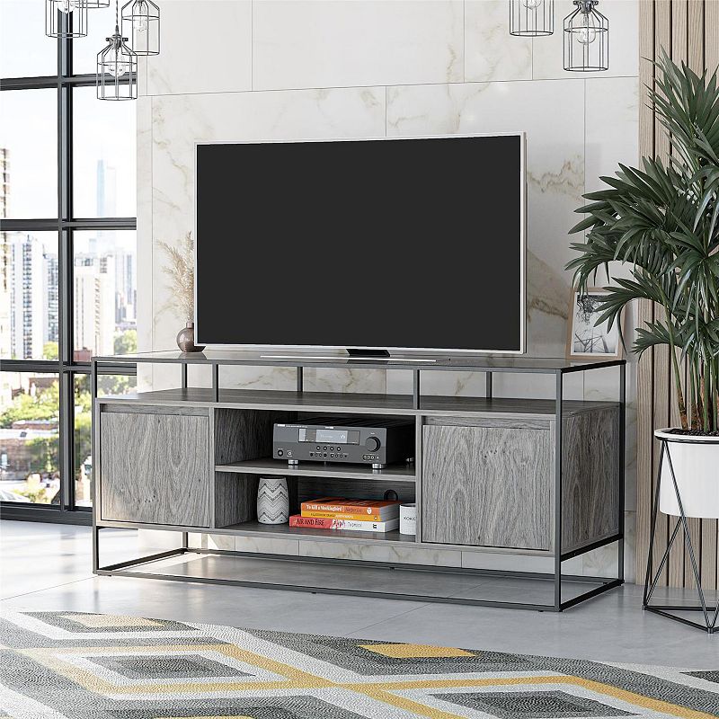 Ameriwood Home Camley Modern Media Console TV Stand