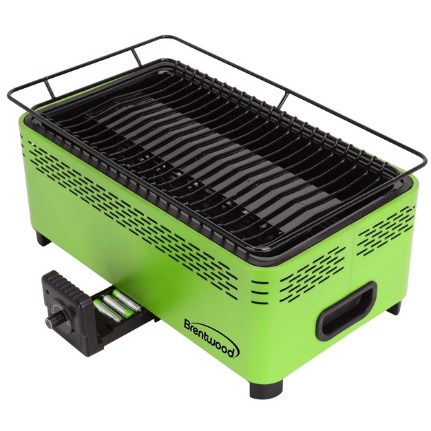 Brentwood Bbf 31g Non stick Smokeless Portable Bbq Green