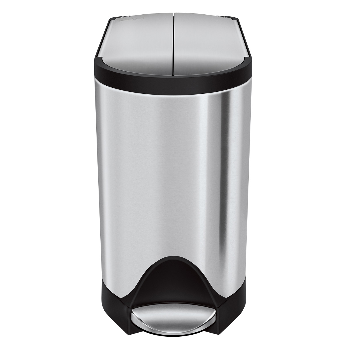 simplehuman Stainless Steel 26 gal Butterfly Step Trash Can