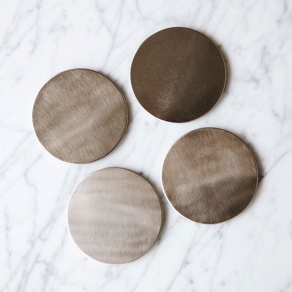 Nickel-plated Coaster Set