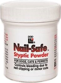 Professional Pet Products Nail-Safe Dog， Cat and Ferret Styptic Powder