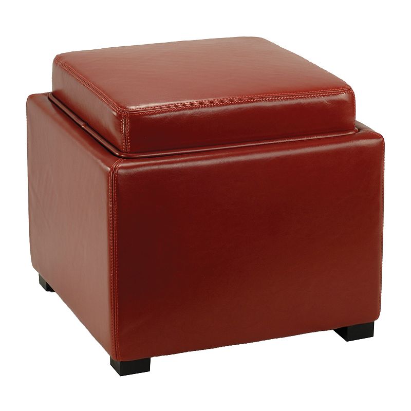 Safavieh Bobbi Tray Storage Ottoman