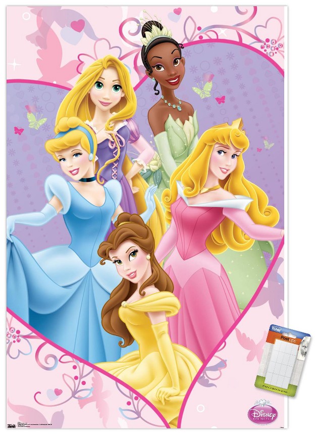 Trends International Disney Princess Collage Unframed Wall Poster Prints