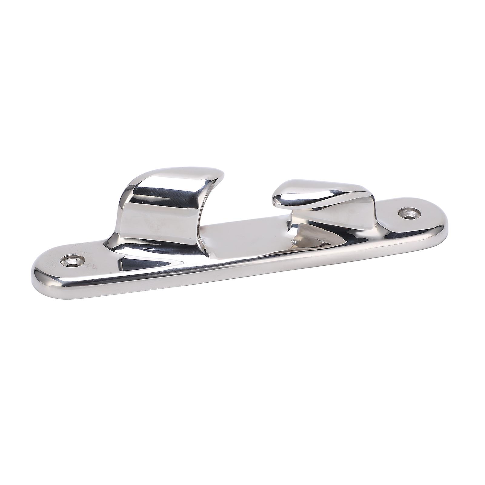 10in Bow Cleat 316 Stainless Steel Polished Mirror Finish Anchoring Mooring Deck Line Chock For Boats Yachts