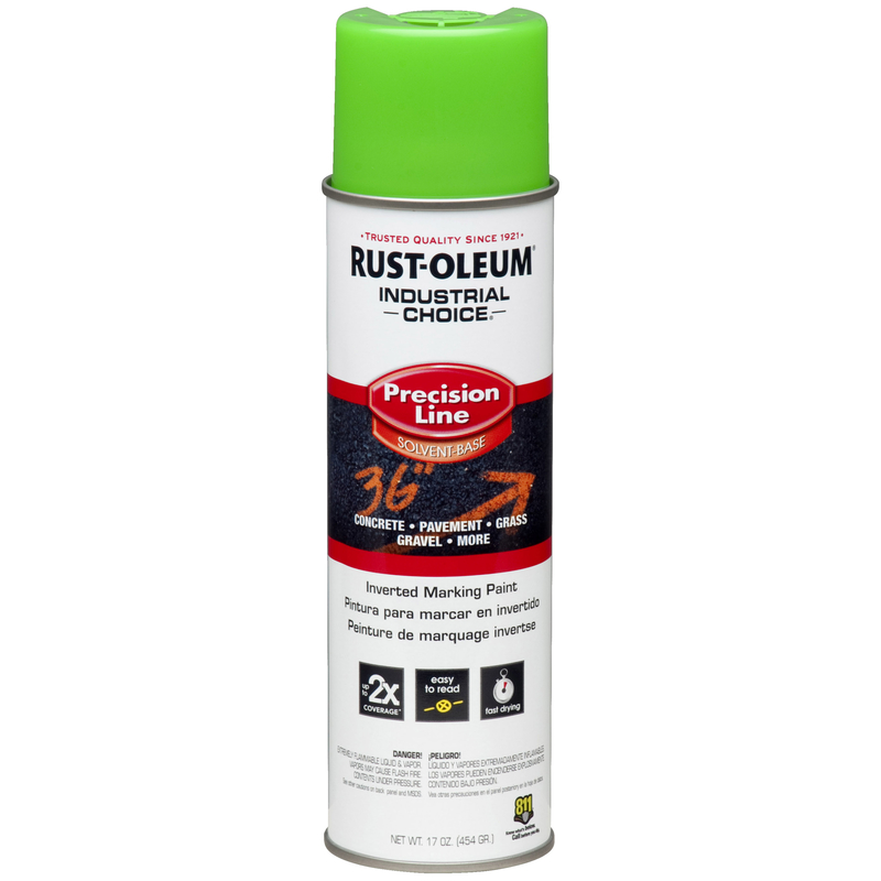 Rust-Oleum APWA Green Inverted Striping Paint 17 oz