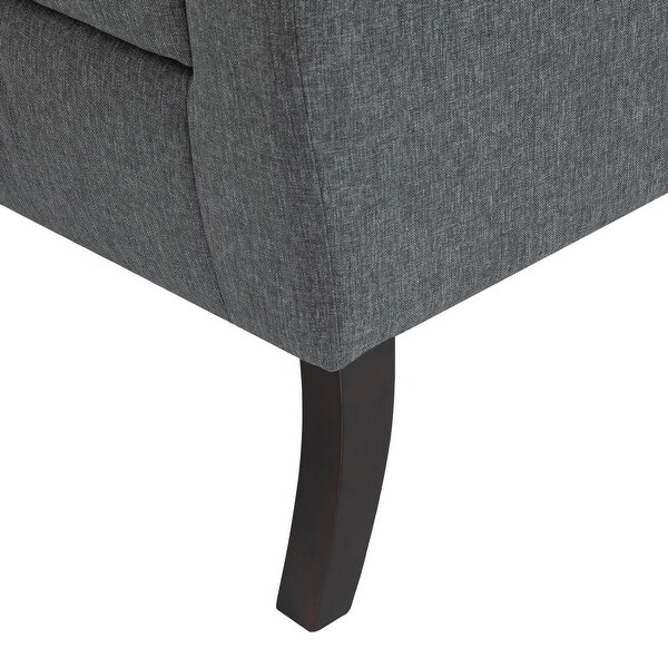 Contemporary Accent Armchair with Nailheads Living Room Furniture