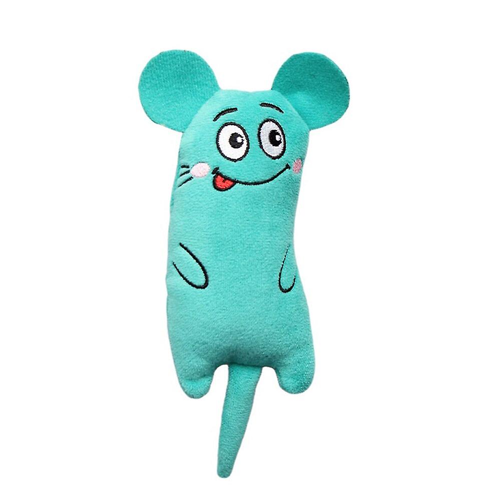 Cat Mint Toys Molars Chew Interaction Plush Toys Mice Shape Intelligence Bite Resistance