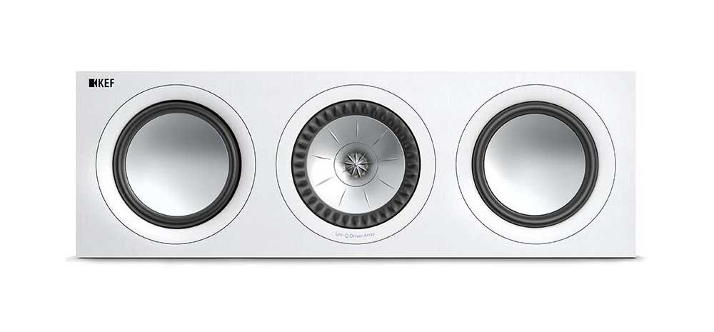 KEF Q650c Satin White 2.5-Way Center Channel Speaker (Each)