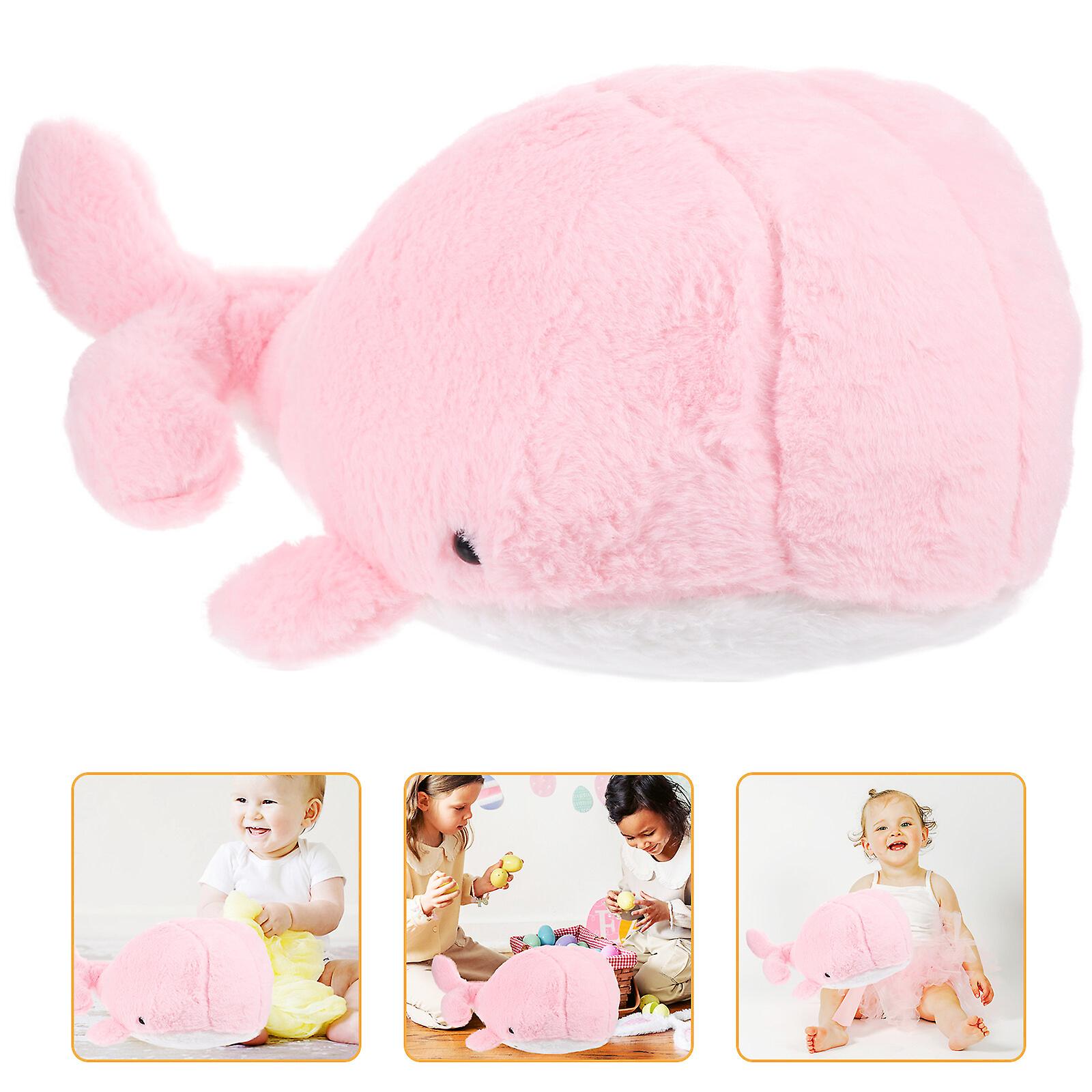 Stuffed Whale Toy Household Supple Plush Whale Doll Decorative Whale Plaything Hugging Whale Toy