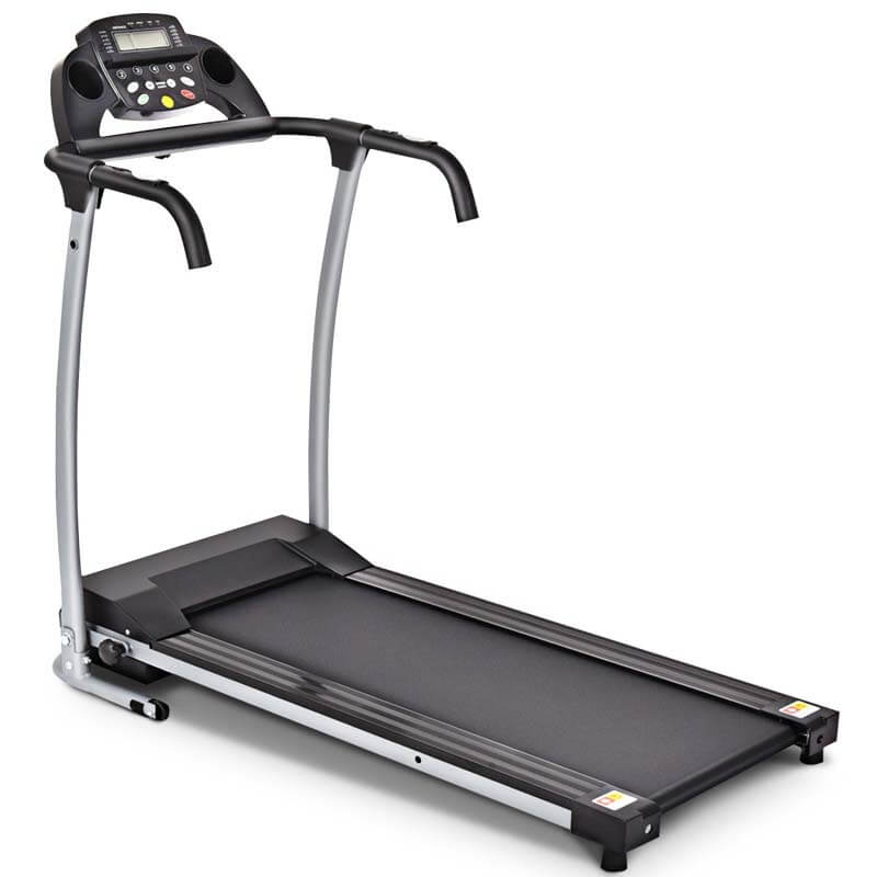 Electric Folding Treadmill, Fitness Compact Running Machine with 12 Preset Programs LCD Monitor