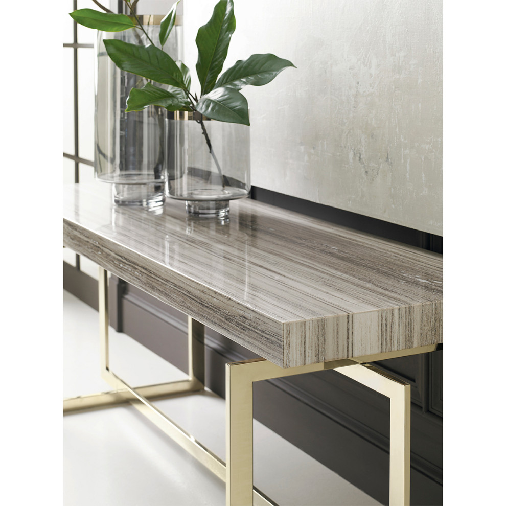 Modern Sandstone Console   Contemporary   Console Tables   by English Georgian America  Houzz