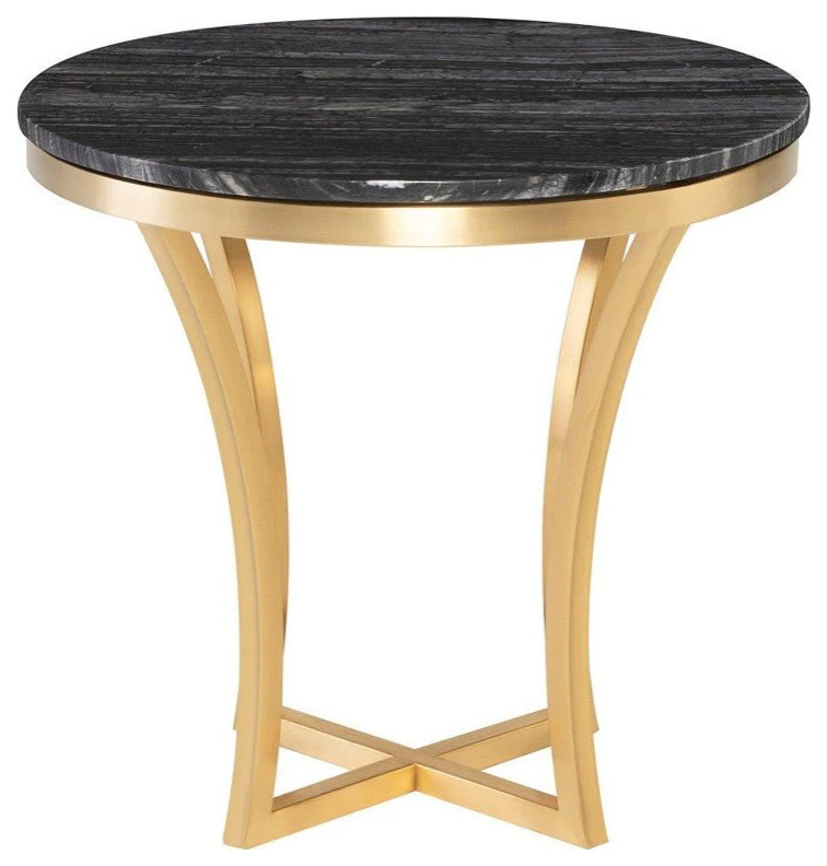 Talia Black Side Table   Contemporary   Side Tables And End Tables   by Virgil Stanis Design  Houzz