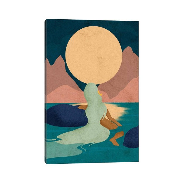 Aquarius Moon By Reyna Noriega Unframed Wall Canvas Icanvas