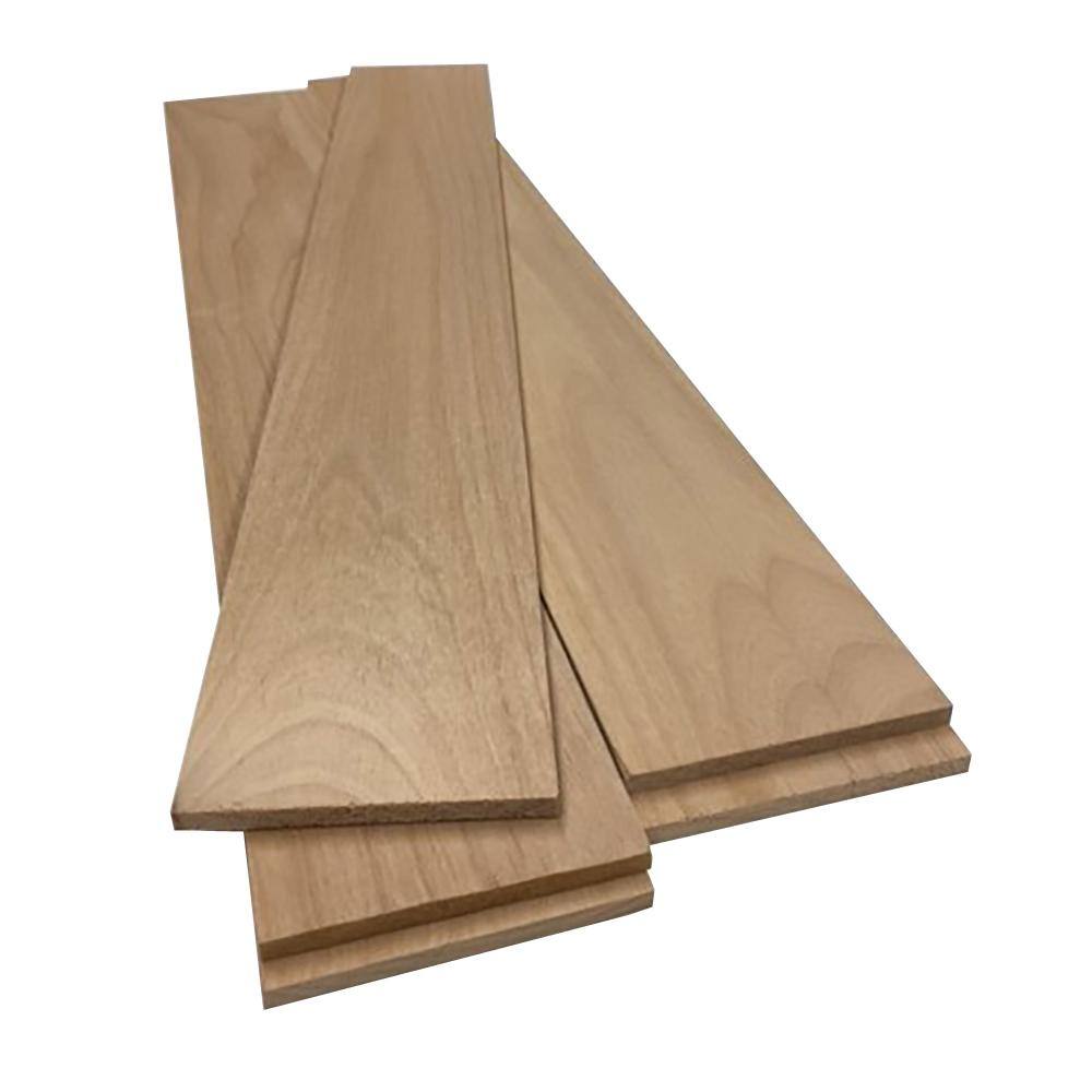 Swaner Hardwood 14 in. x 4 in. x 2 ft. Alder Hobby (5-Pack) OL606924