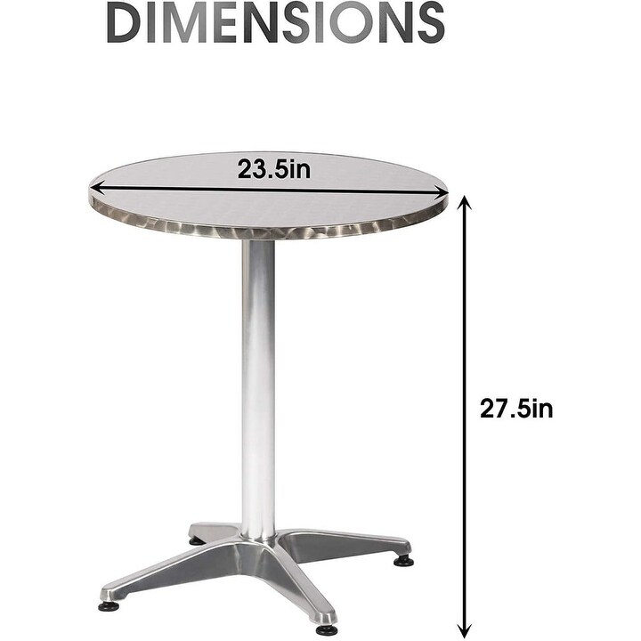 Round Aluminum Table 23.5\