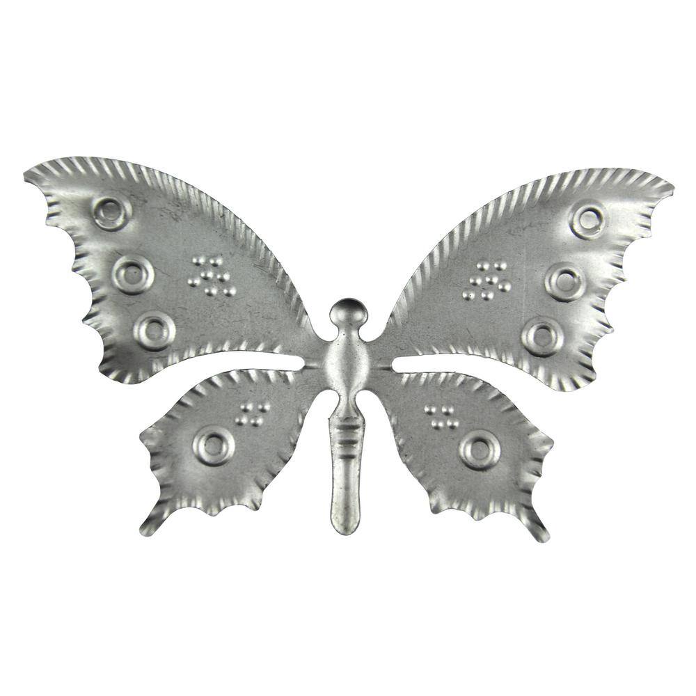 arteferro 2-916 in. x 4-516 in. and 0.0197 in. Stamped Raw Steel Small Butterfly 1379