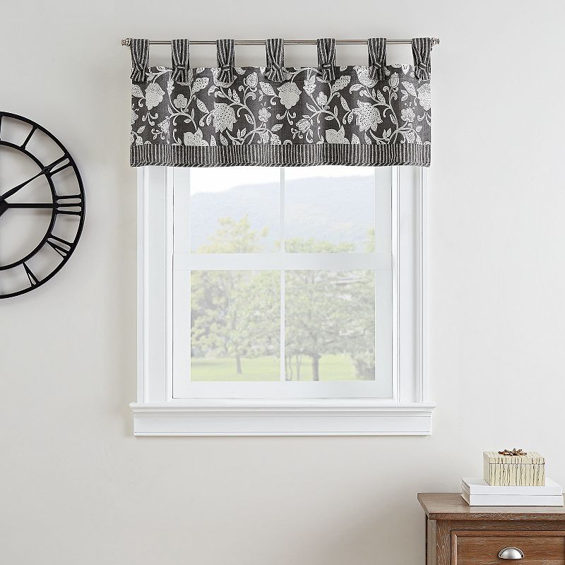 Waverly Stencil Vine Window Valance