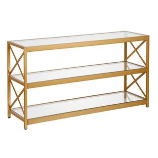 MeyerCross Hutton 48 in. Brass Finish TV Stand Fits TVs up to 50 in. TV0570