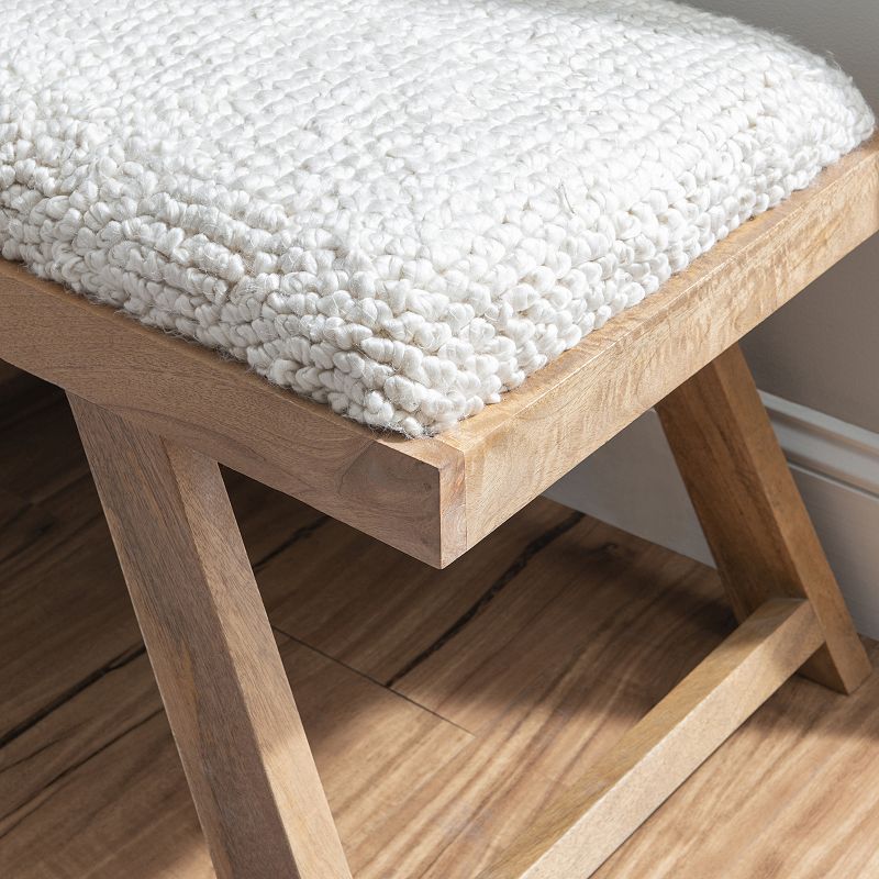 Linon Byan Upholstered Bench