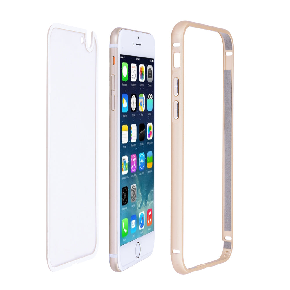 Yescom Luxury Ultrathin Gold Frame Case Cover for iPhone 6