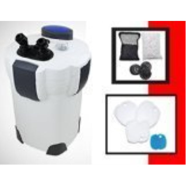 Sunsun Hw304B 525GPH Pro Canister Filter Kit with 9-watt UV Sterilizer