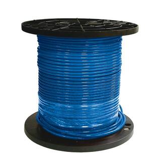 Southwire 500 ft. 8 Blue Stranded CU SIMpull THHN Wire 20491712