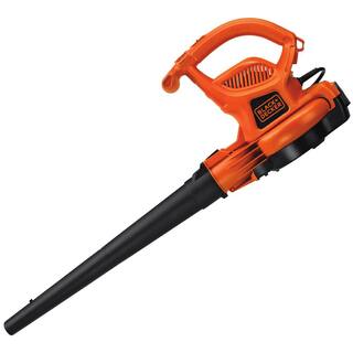 BLACK+DECKER 12 AMP 250 MPH 400 CFM Corded Electric 3-In-1 Backpack Leaf Blower Vacuum  Mulcher BEBL7000