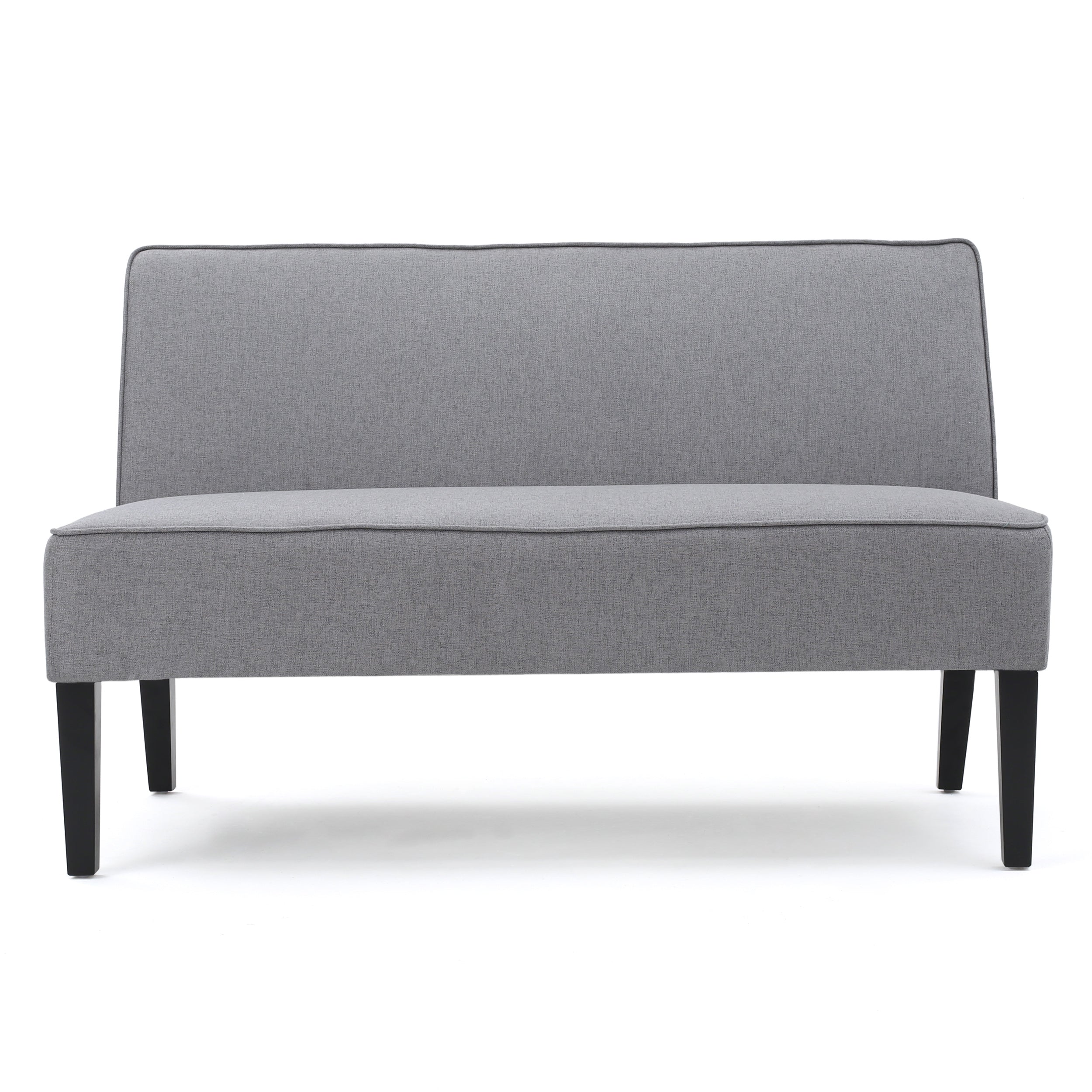 Chandler Grey Fabric Settee