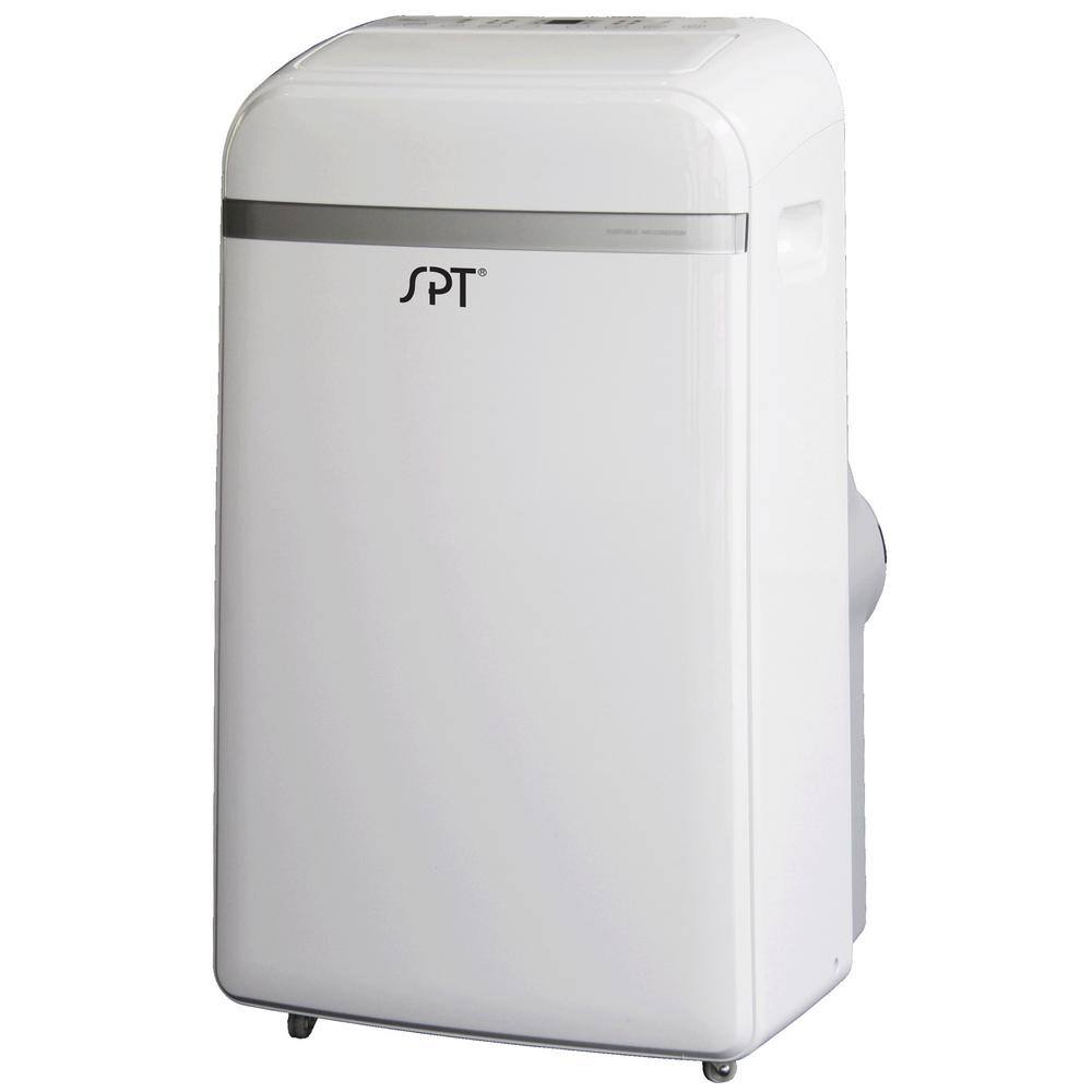 SPT 14000 BTU 9000 BTU (DOE) Portable Air Conditioner WA-P903EB with Dehumidifier with Remote in White WA-P903EB