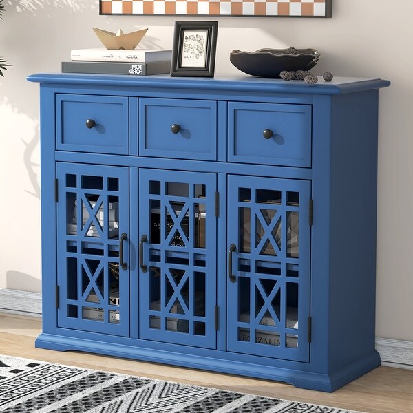 Entryway Kitchen Dining Room Storage Cabinet with 3 Drawers