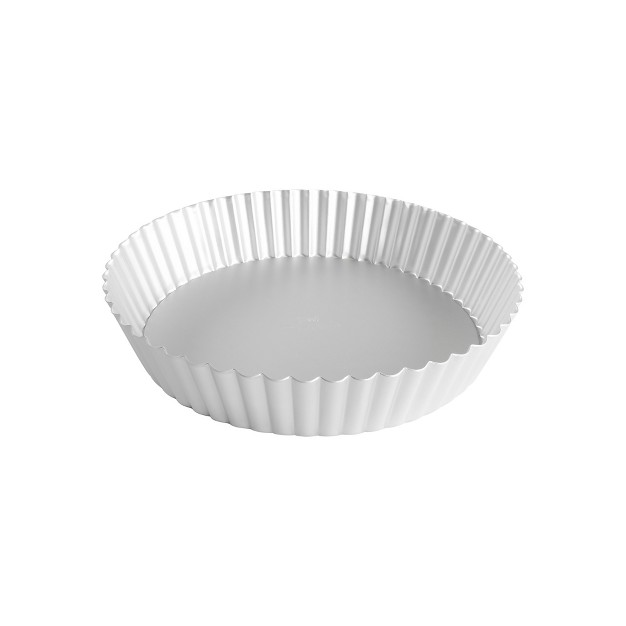 Fat Daddio x27 s Anodized Aluminum Round Fluted Tart Pan