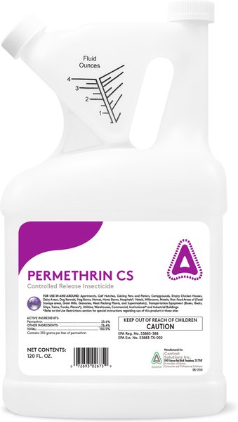 CSI Permethrin CS General Insecticide Concentrate， 120-oz